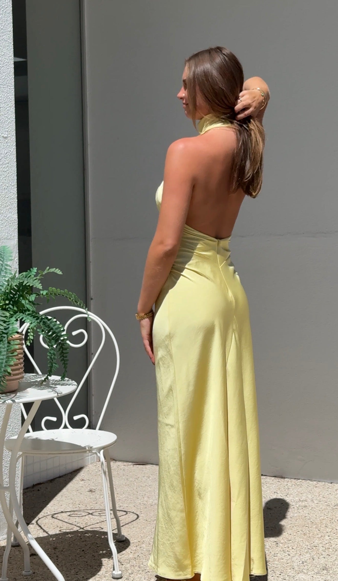 LISETTE HALTER MAXI DRESS