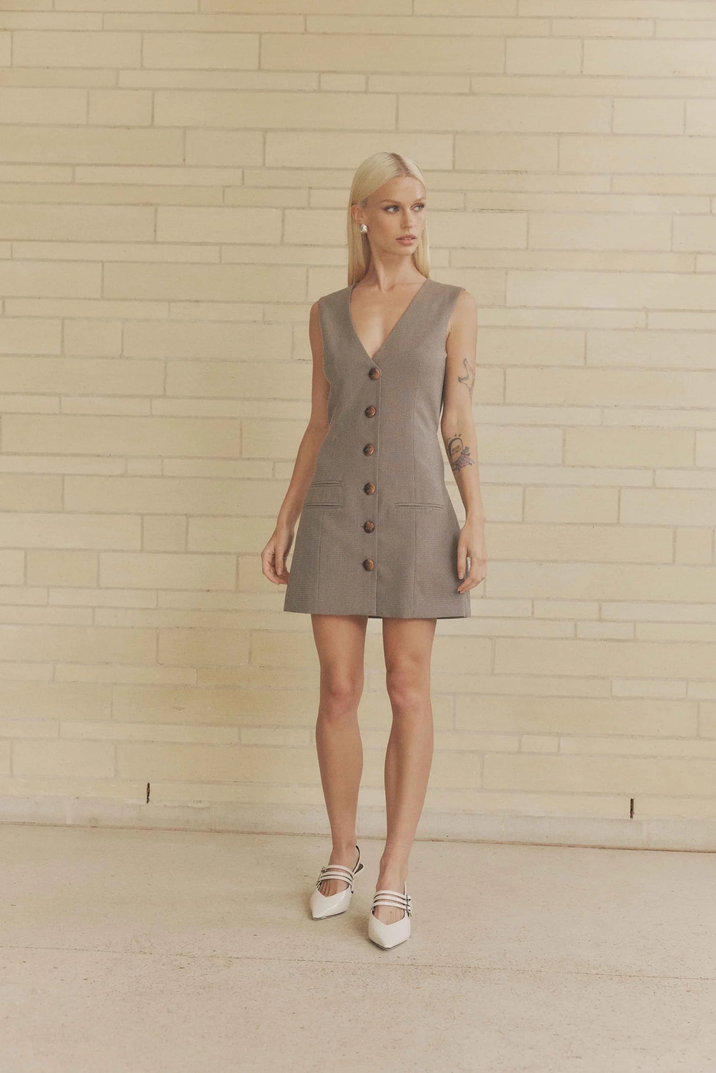 SIENA DRESS WALNUT