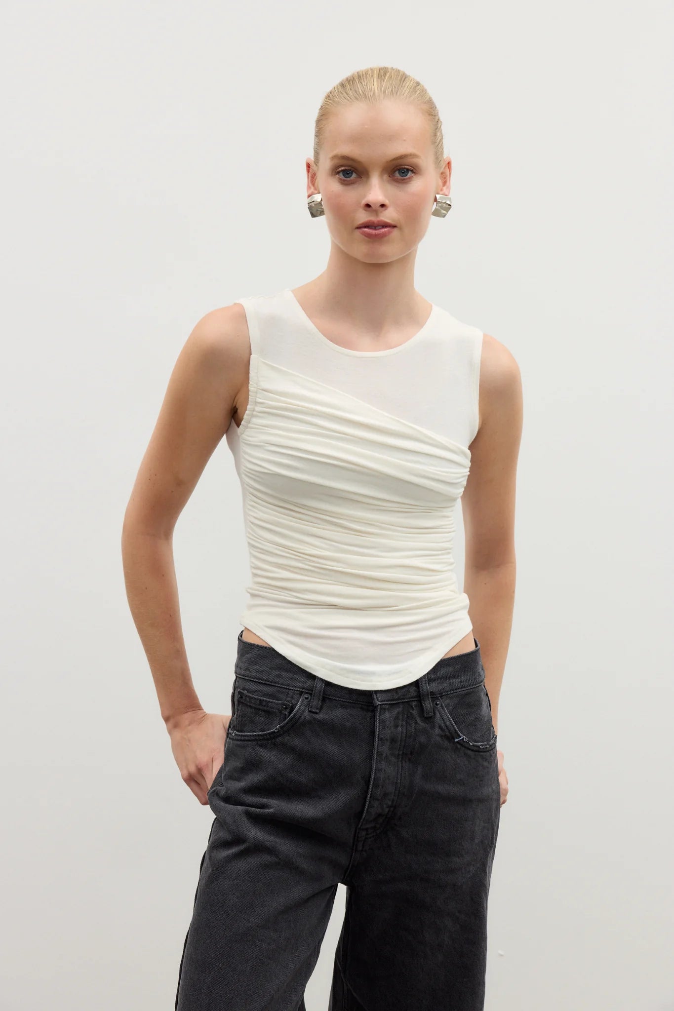 ROSELANI TOP - IVORY