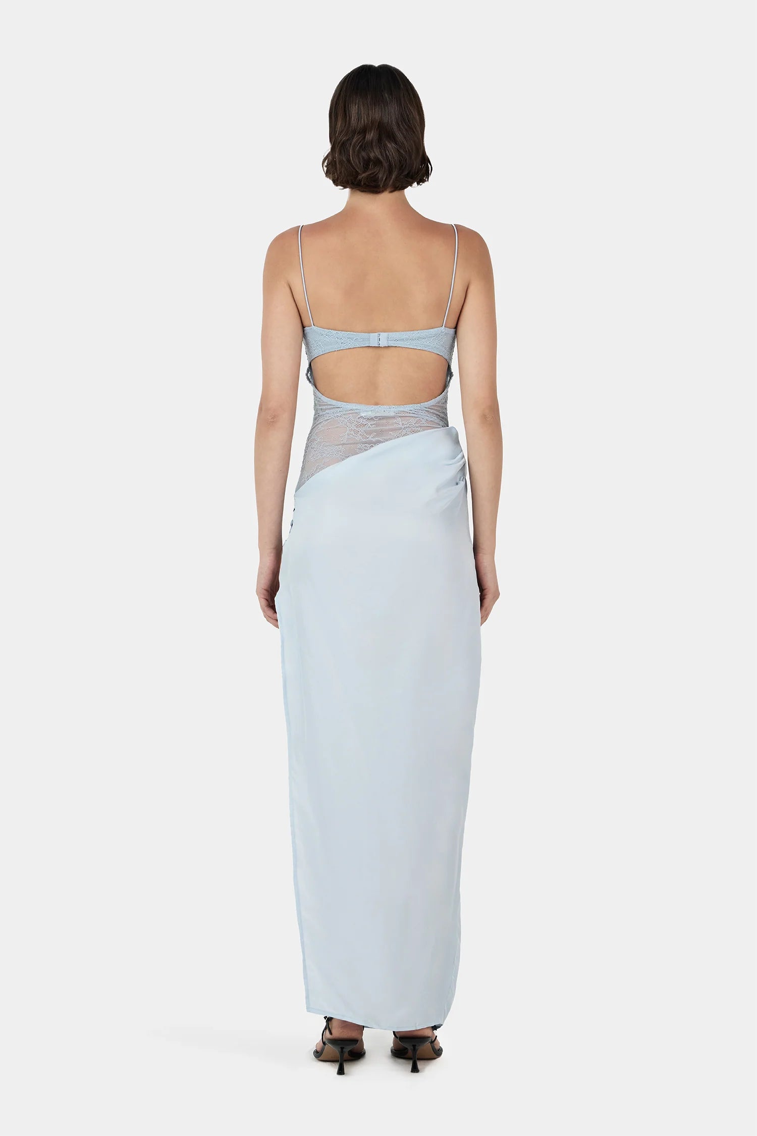 LOLA LACE MIDI DRESS