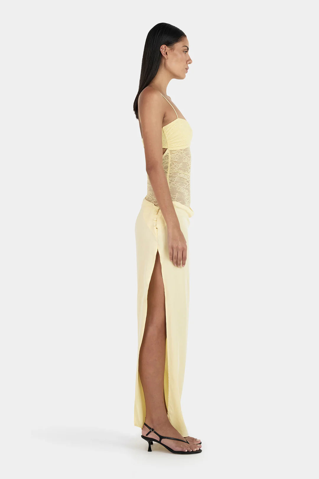 LOLA LACE MIDI DRESS