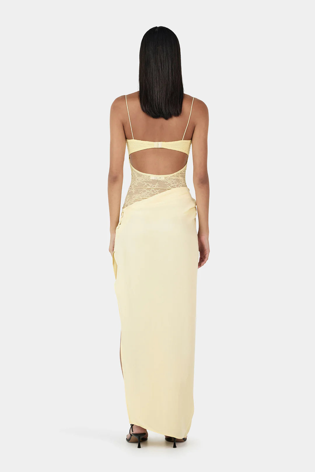 LOLA LACE MIDI DRESS