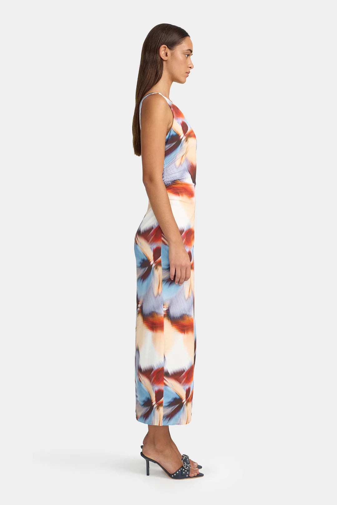 EMBER MIDI DRESS - SMOKEY HAZE
