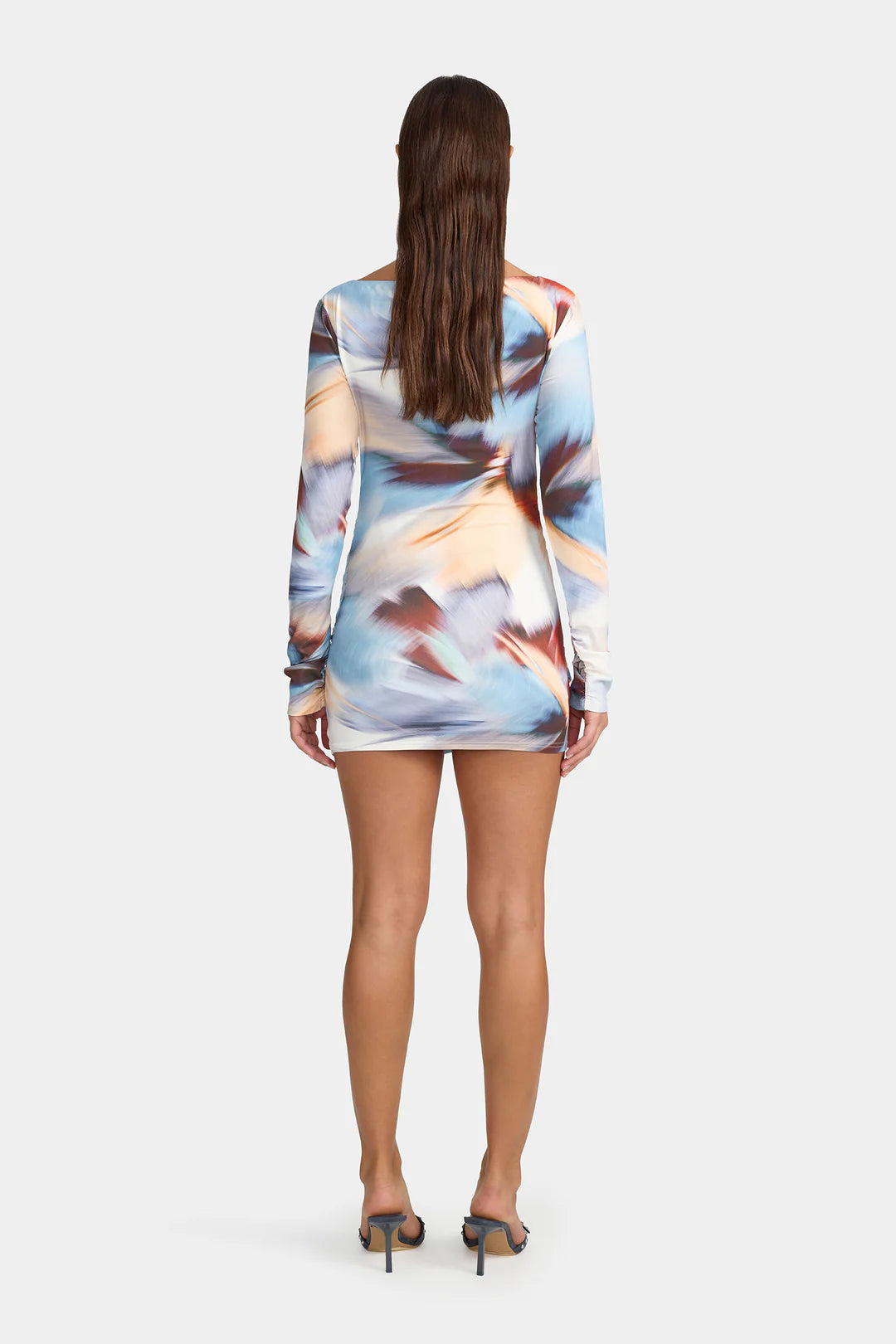 ZEPHYR MINI DRESS SMOKEY HAZE