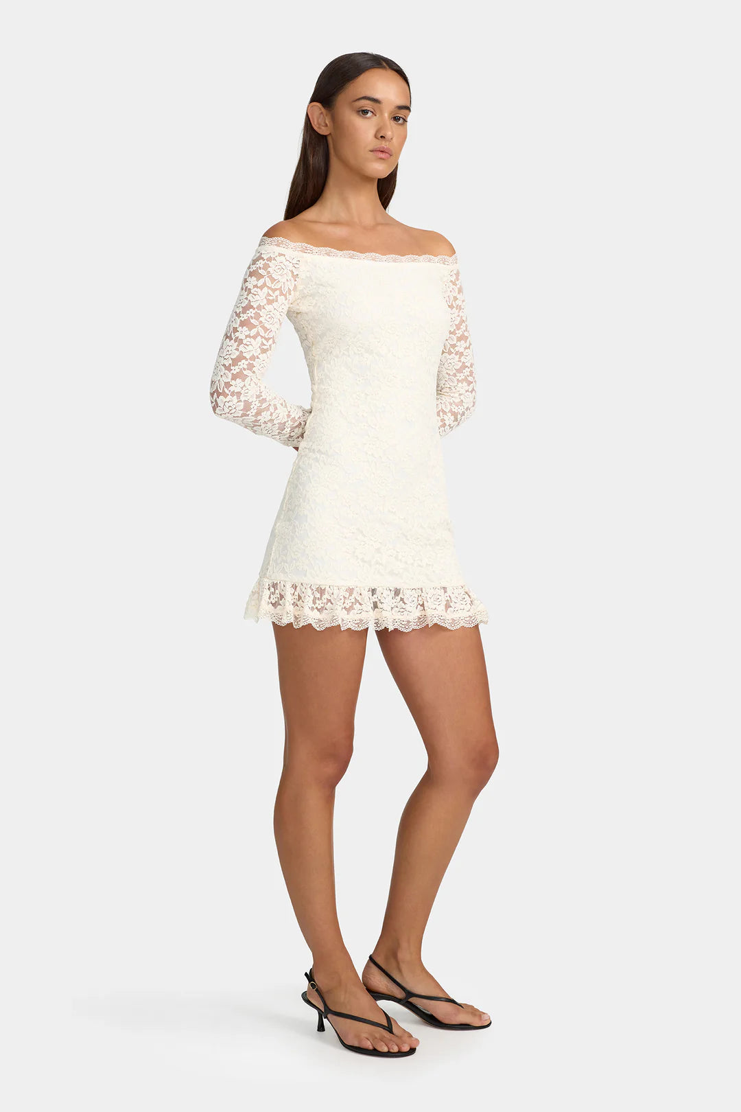 BAILEY LACE DRESS WHITE