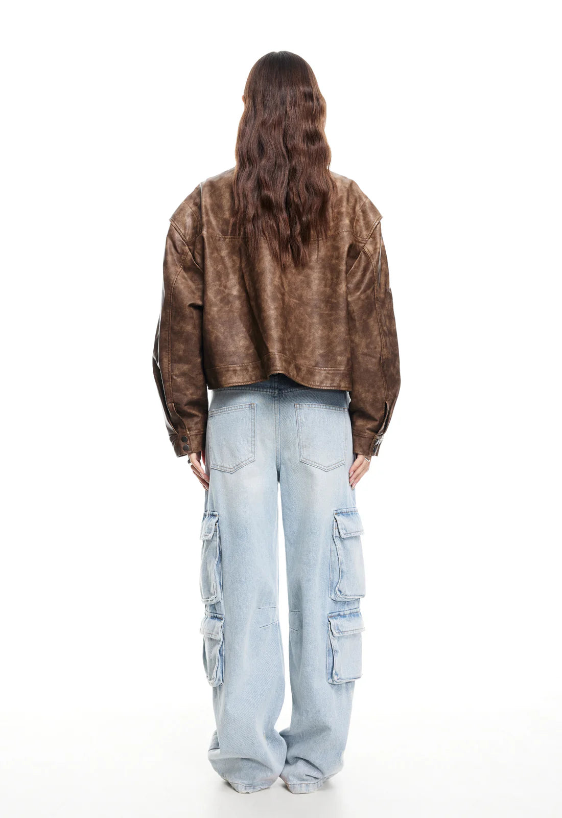 HAILEY BOMBER - CHOCOLATE