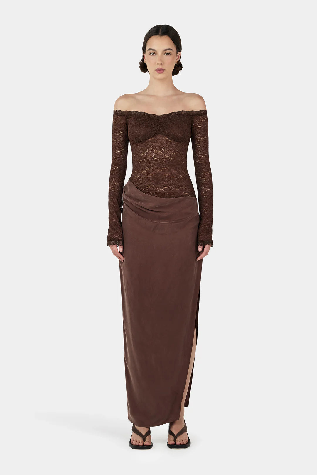 MARGARITA DRESS - CHOCOLATE