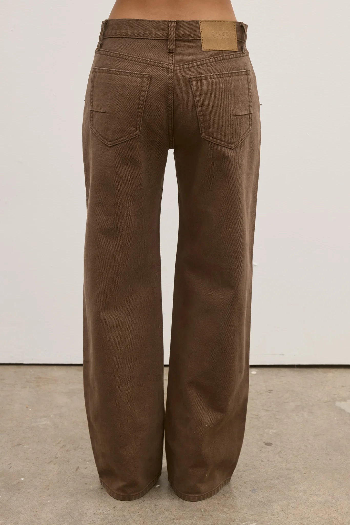 AVERY MID RISE JEAN - CHOCOLATE