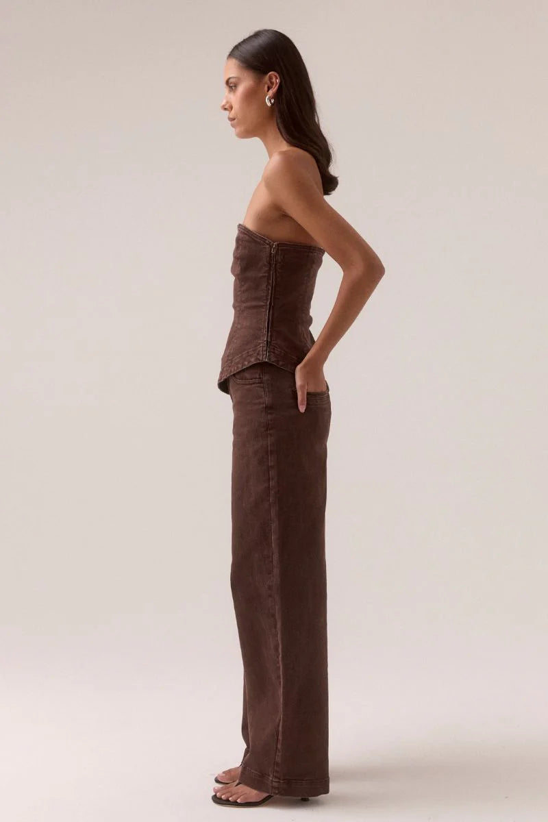 ZYRA BODICE - RAISIN