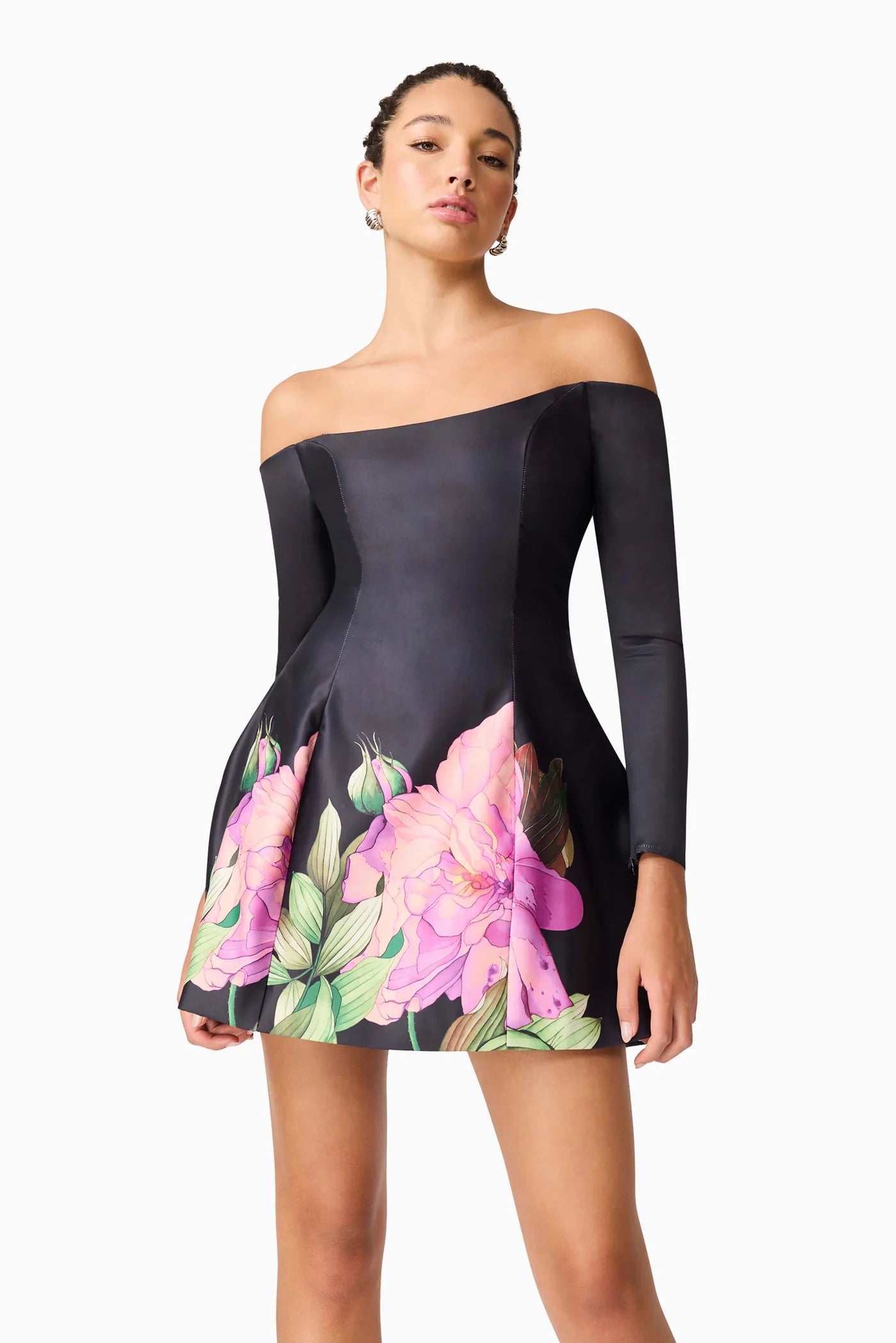 AZELIE OFF SHOULDER MINI DRESS