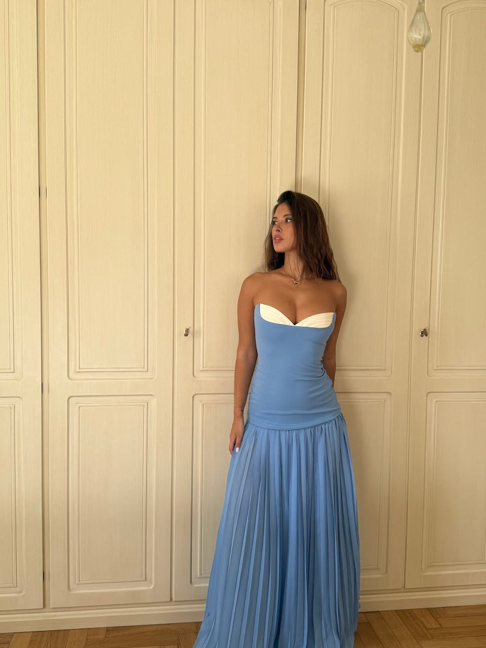 NICOLETTE CORNFLOWER DRESS