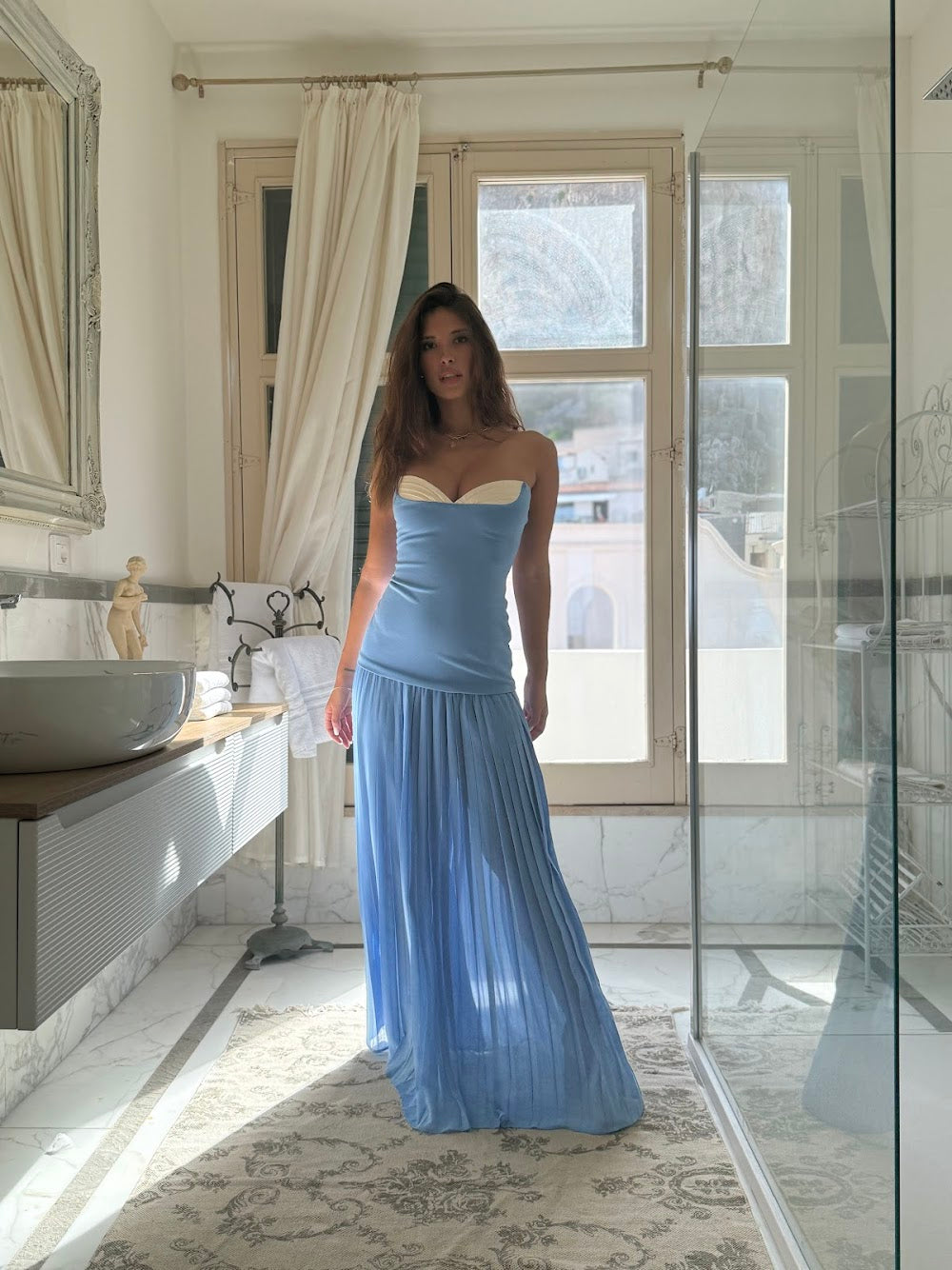 NICOLETTE CORNFLOWER DRESS