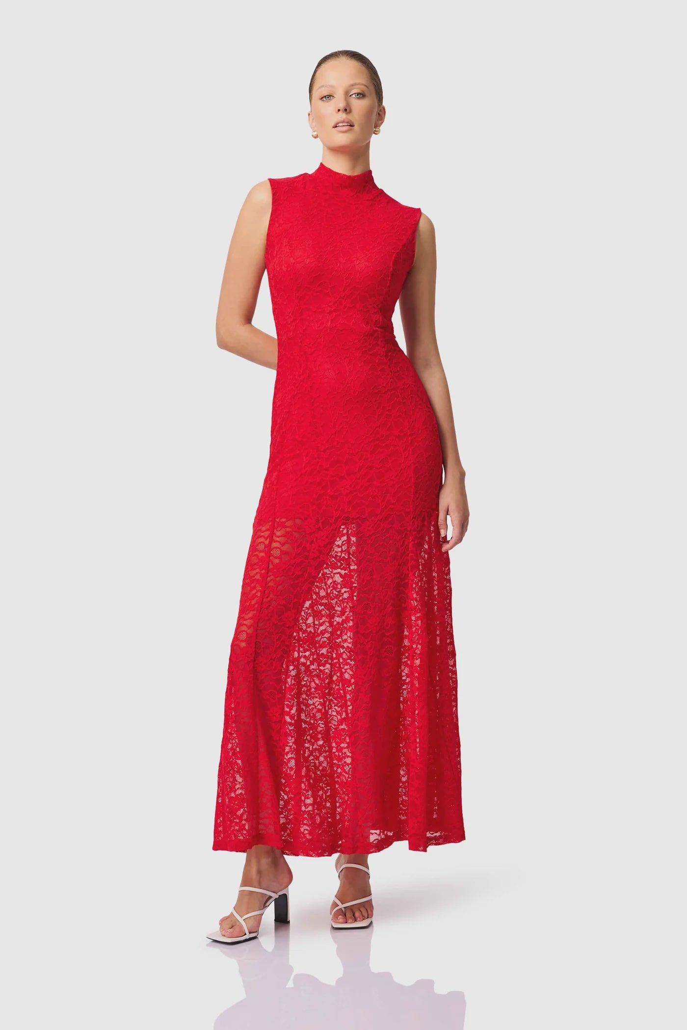 ARIELLA MAXI DRESS - RED
