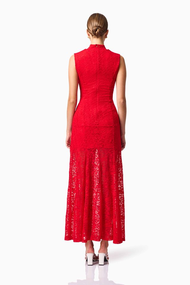 ARIELLA MAXI DRESS - RED