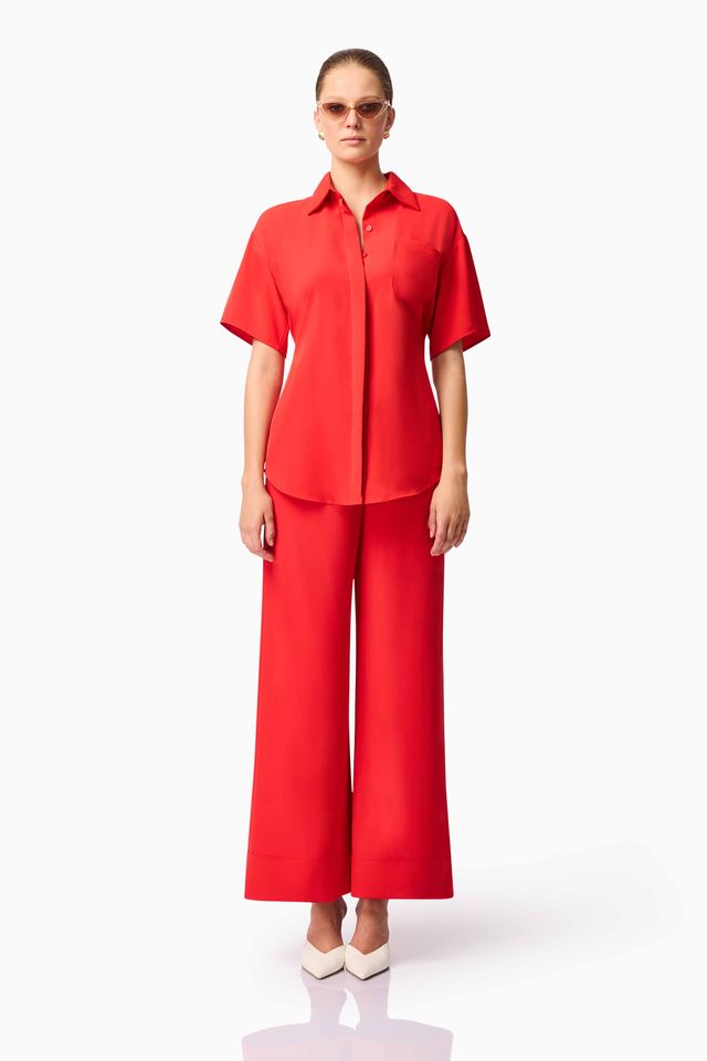 ETOILE TROUSER - CHERRY