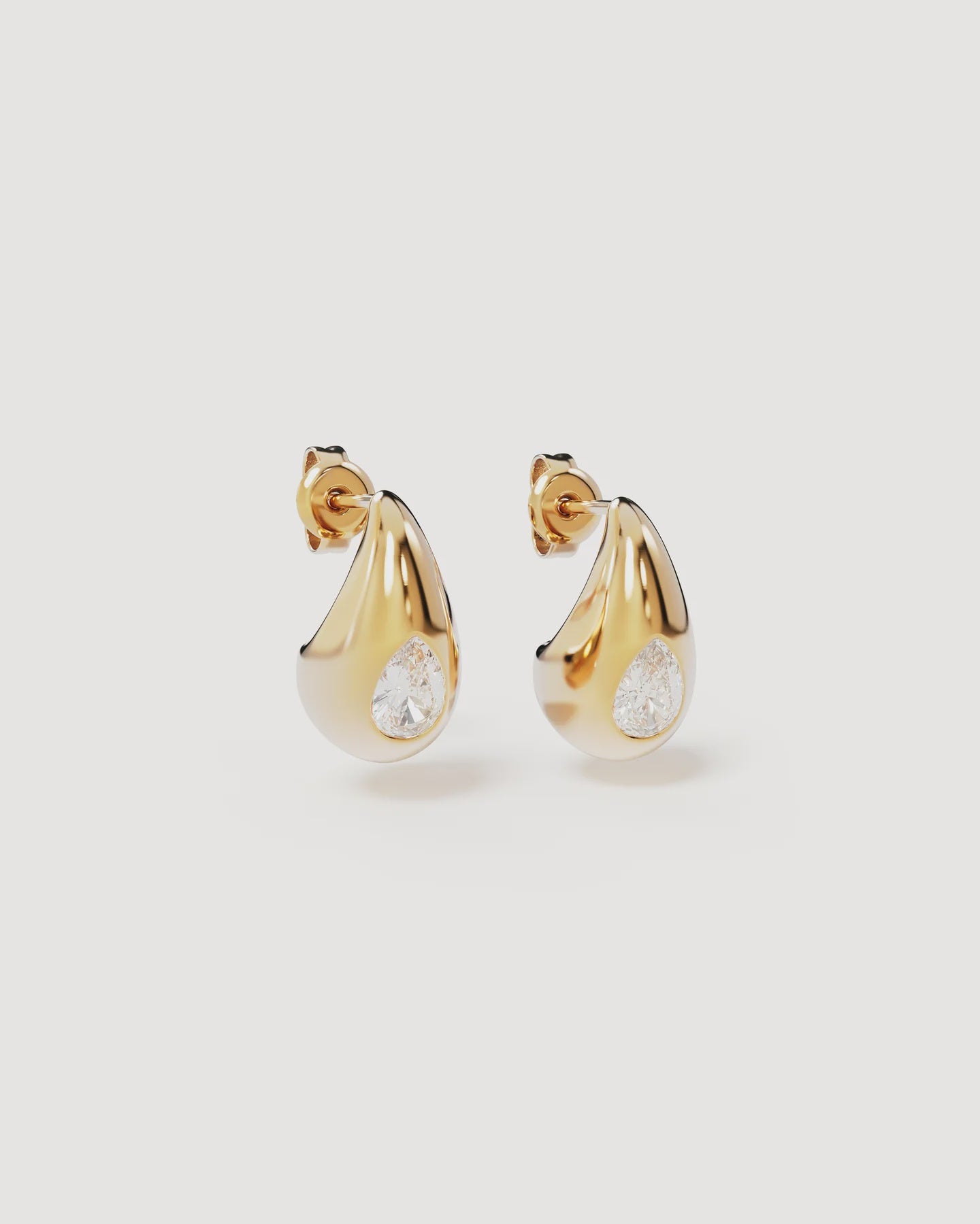 DEWDROP SMALL EARRINGS GOLD