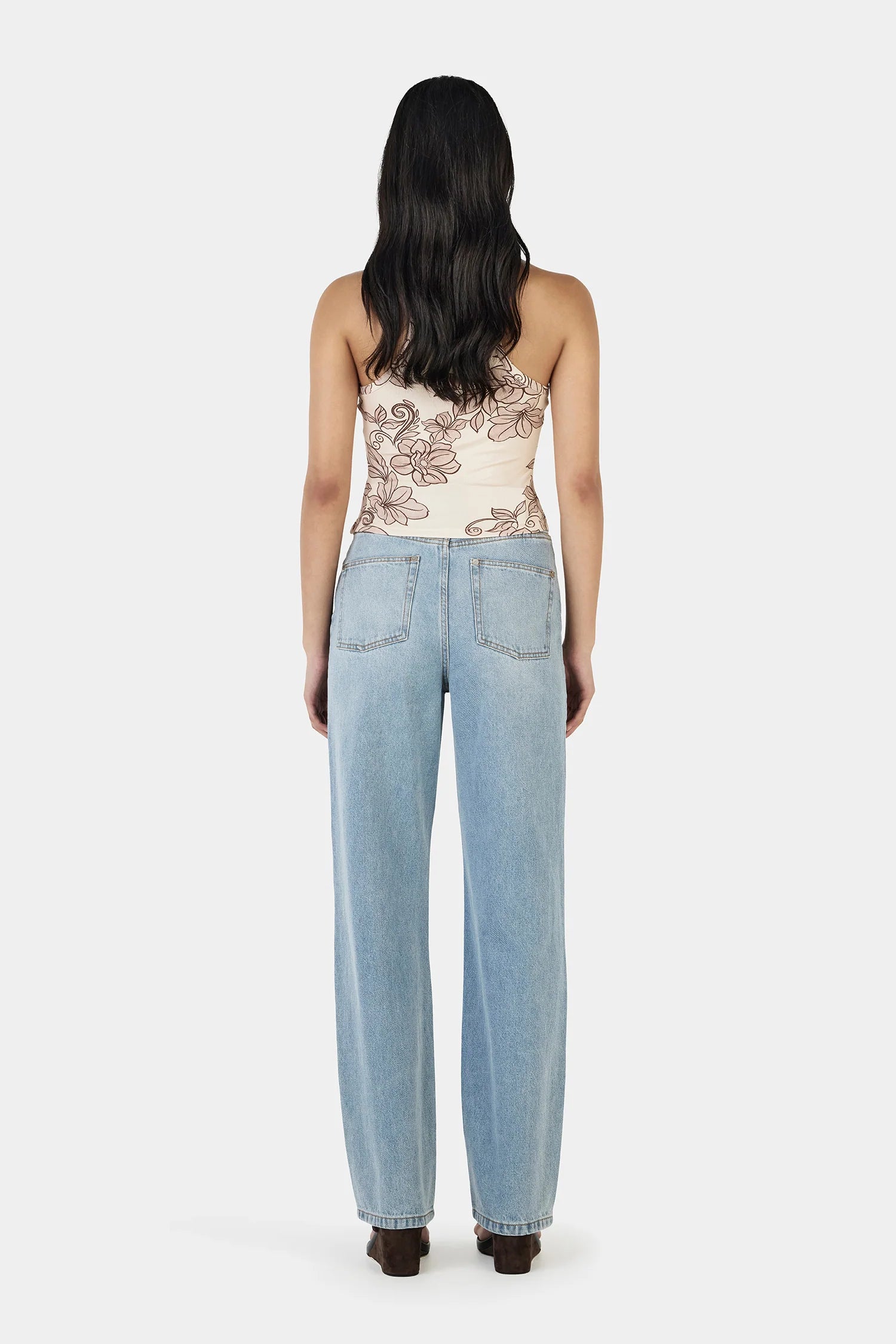 MEGAN TOP - WAVES BEIGE