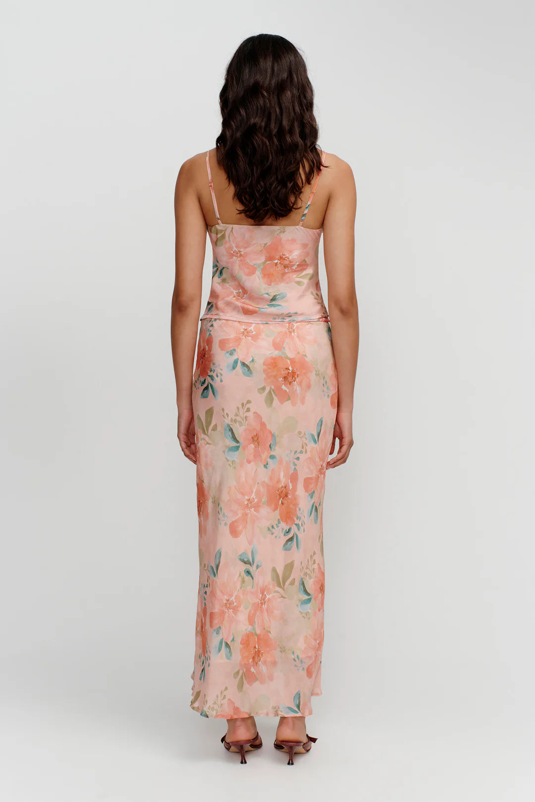 MARLI SLIP SKIRT WATERMELON FLORAL