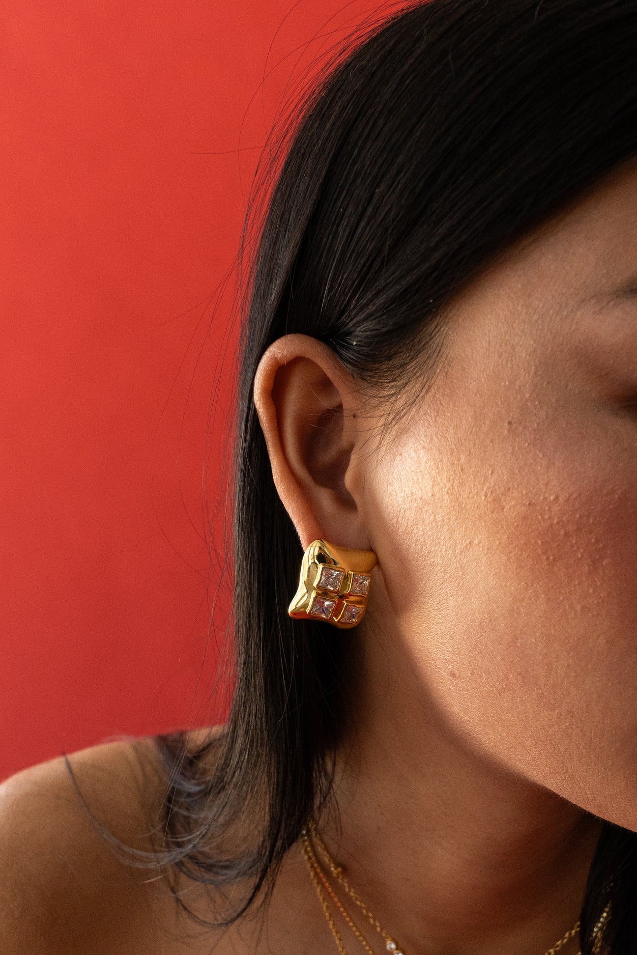 GEORGETTE EARRINGS - GOLD