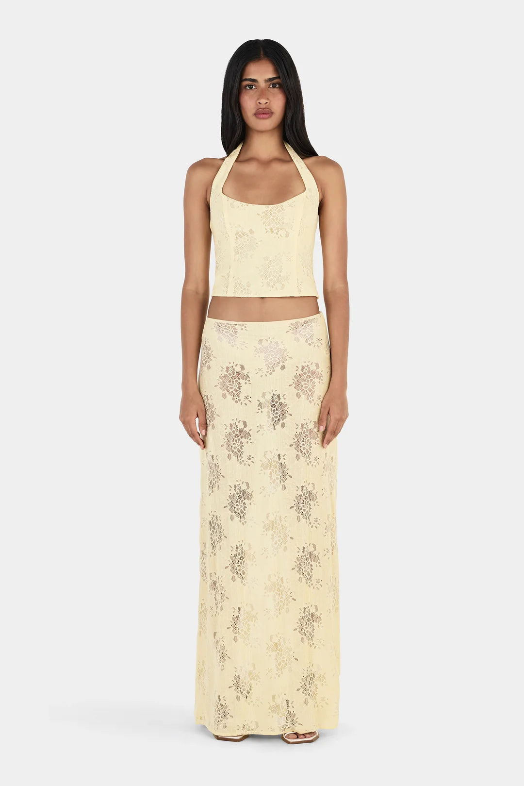ROXY SKIRT - BUTTER YELLOW