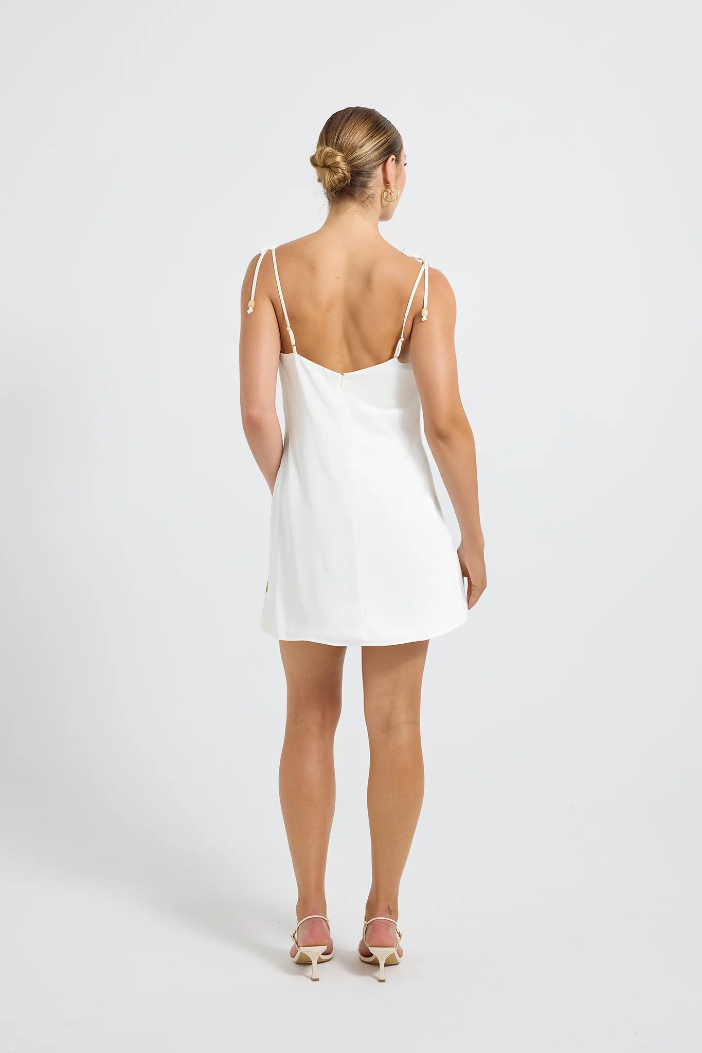 JUNO MINI DRESS - GREEN PALM