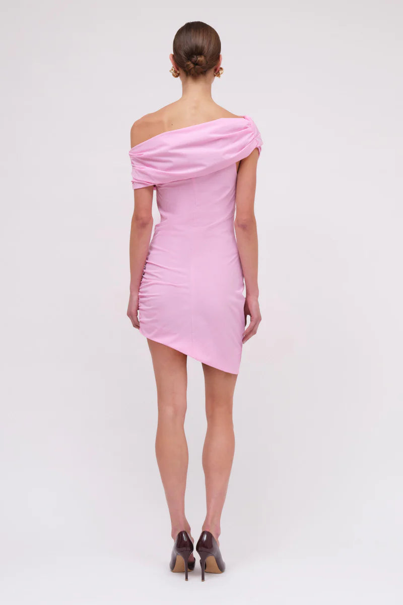 MONTIE OFF SHOULDER MINI DRESS