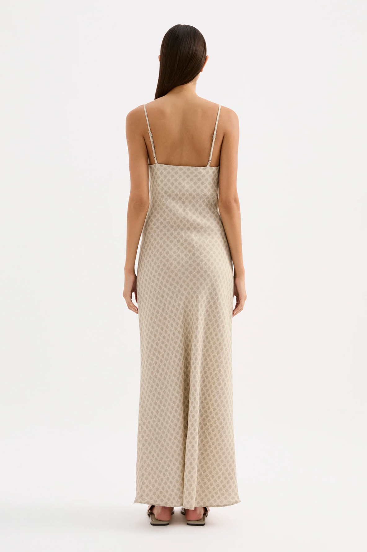 COSMOS CUPRO SLIP DRESS