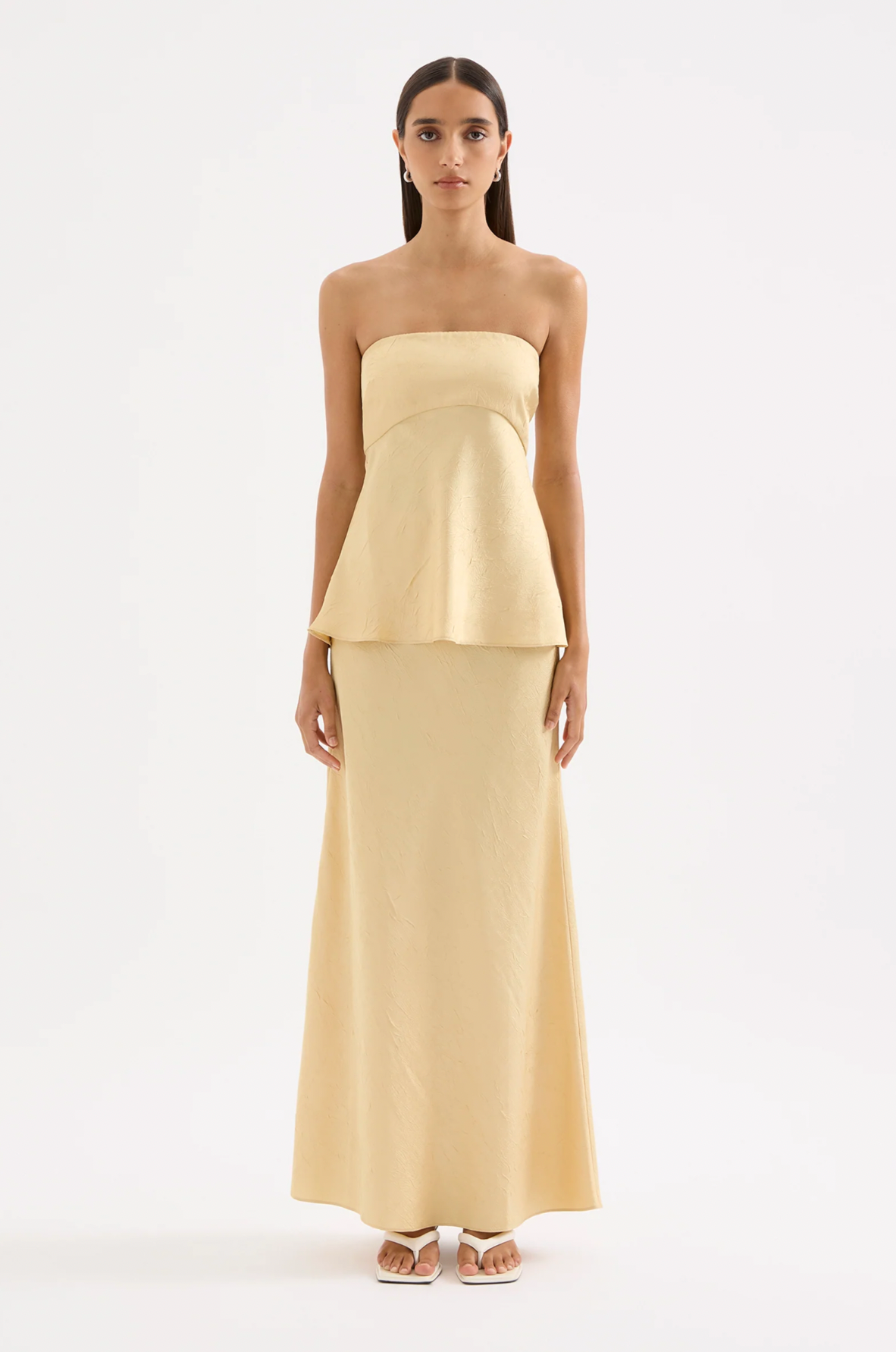 PANDORA MAXI SKIRT - BUTTER