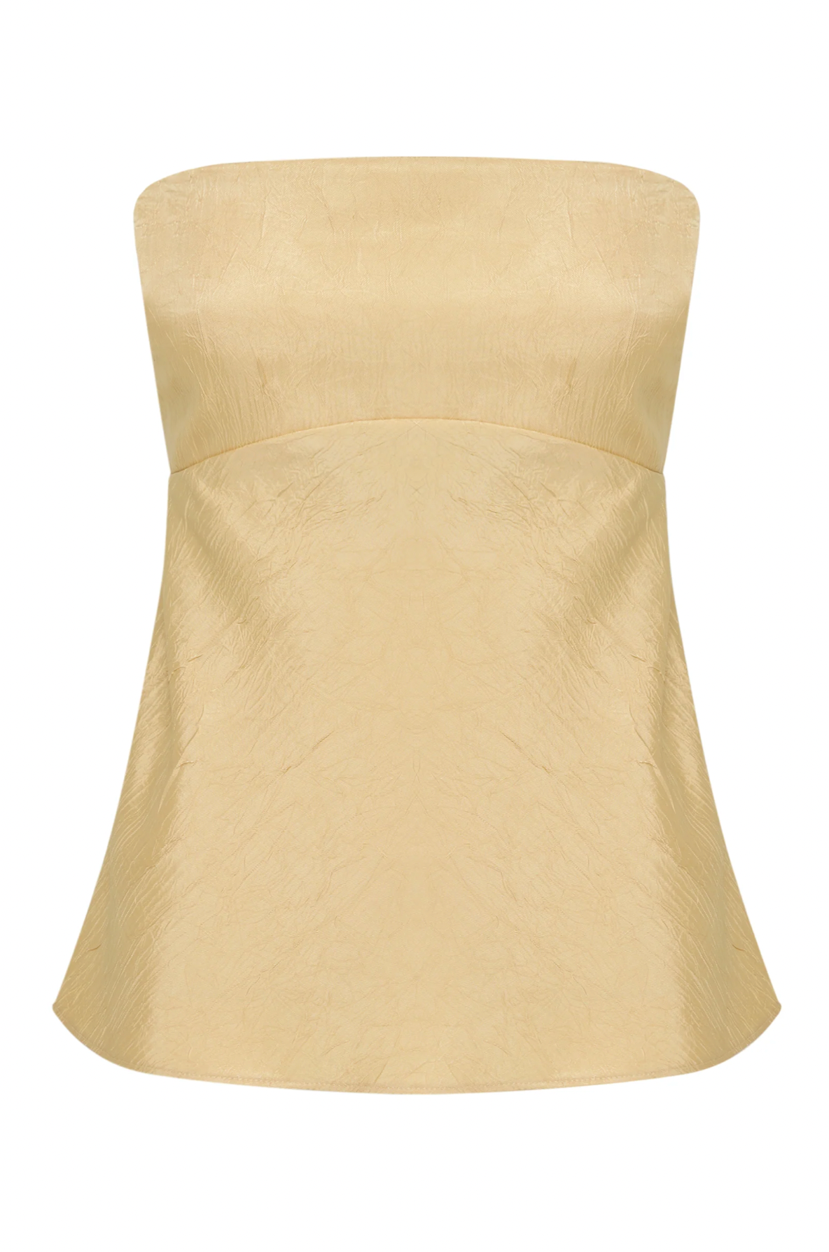 PANDORA STRAPLESS TOP - BUTTER