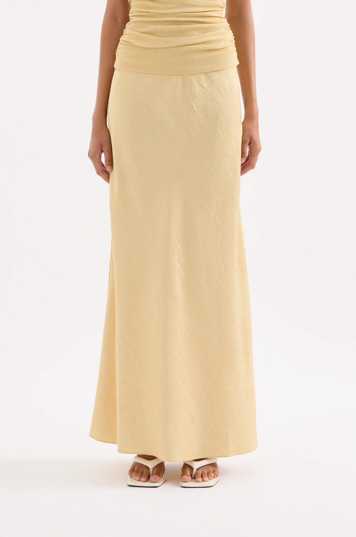 PANDORA MAXI SKIRT - BUTTER