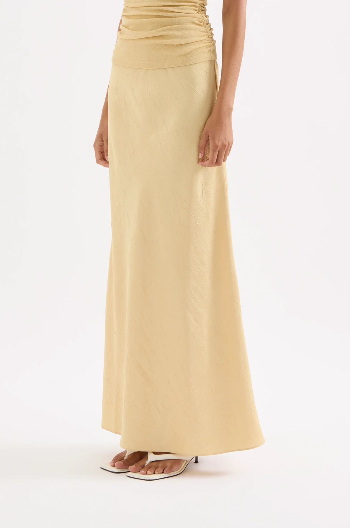 PANDORA MAXI SKIRT - BUTTER