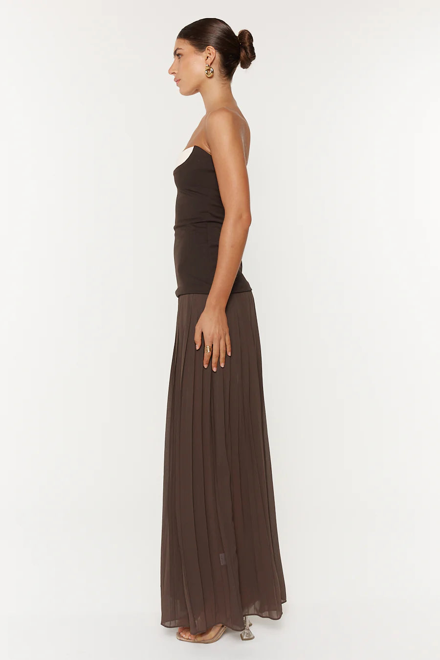 NICOLETTE MAXI DRESS ESPRESSO