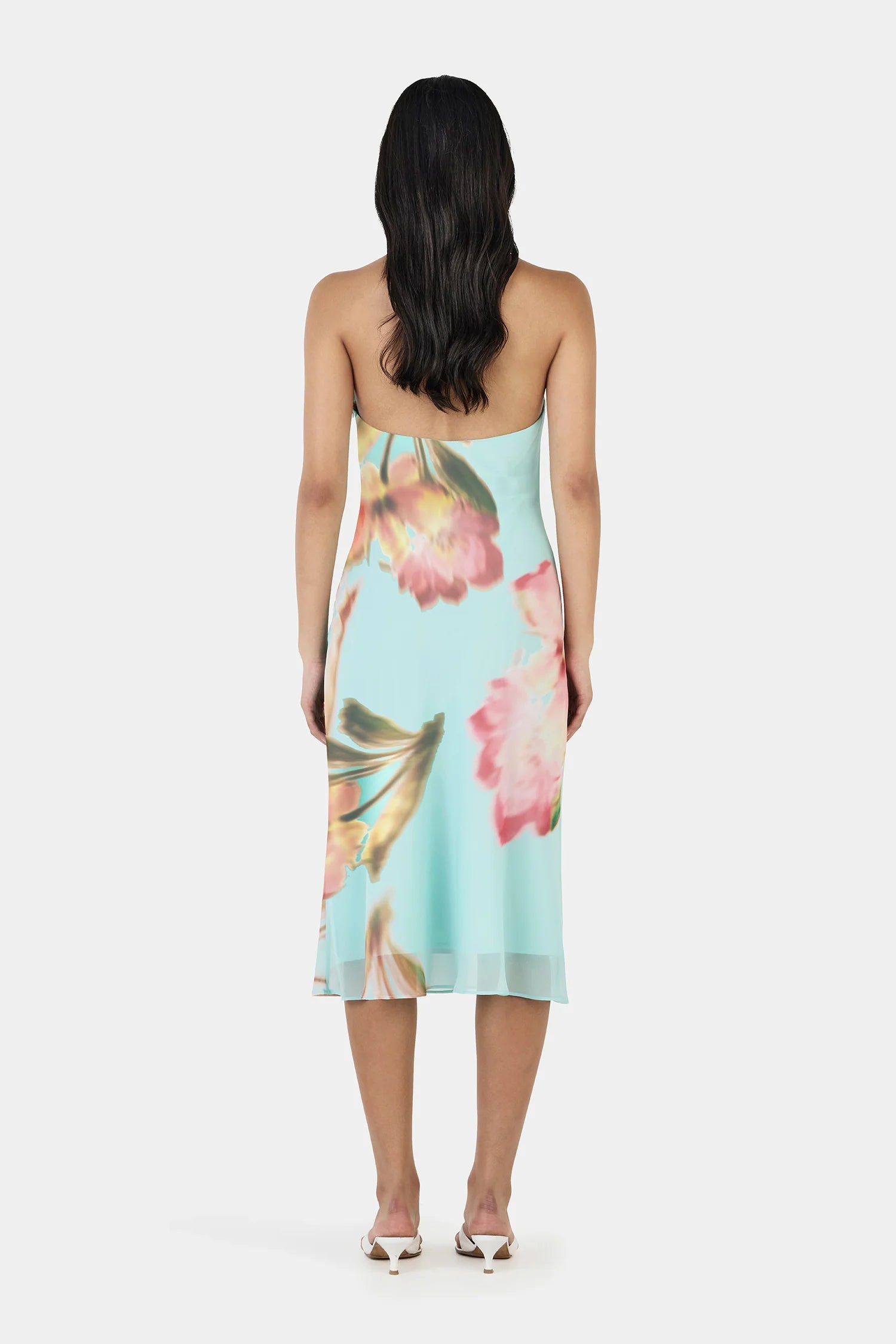 TIEN MIDI DRESS - BLOOM DRIFT