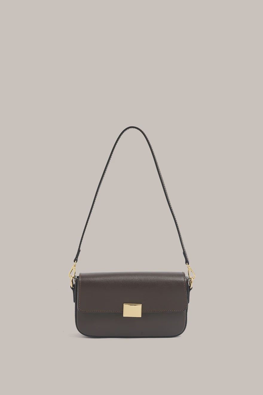 ISLA LEATHER SHOULDER BAG