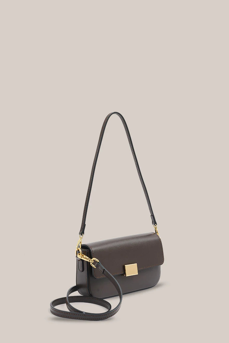 ISLA LEATHER SHOULDER BAG