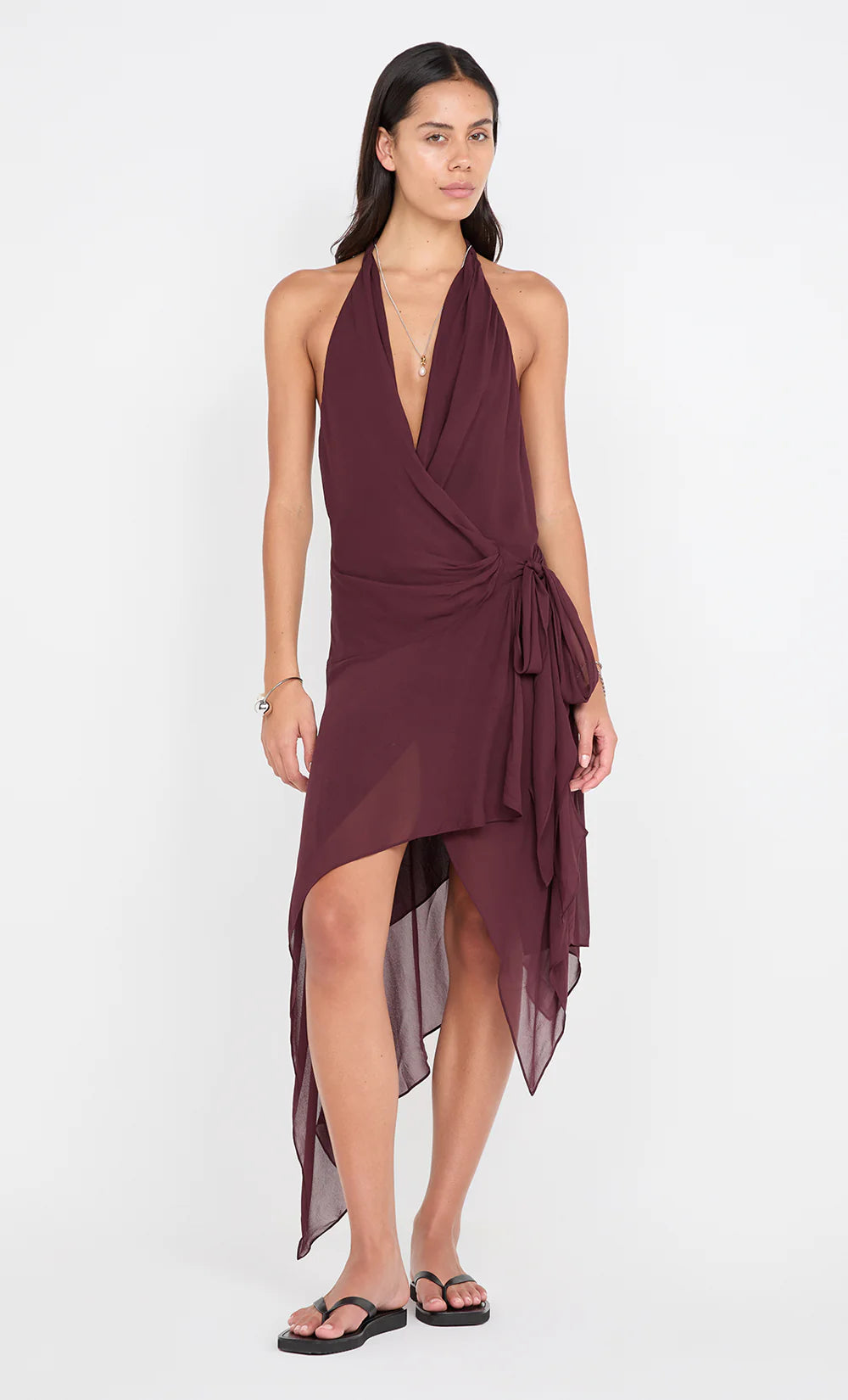 rochelle midi dress ROCHELLE WRAP MIDI DRESS