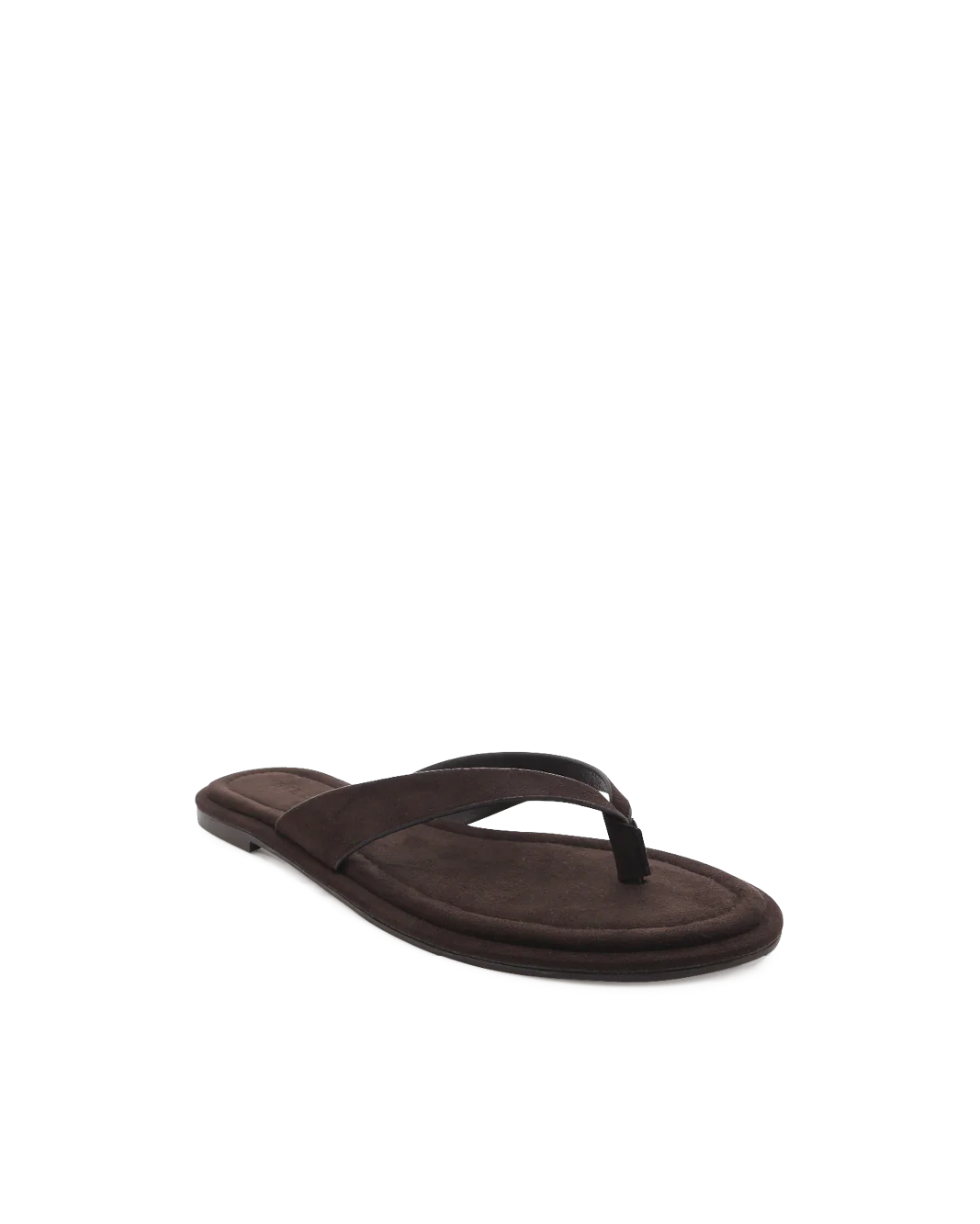 ZENOBIA THONG - CACAO SUEDE