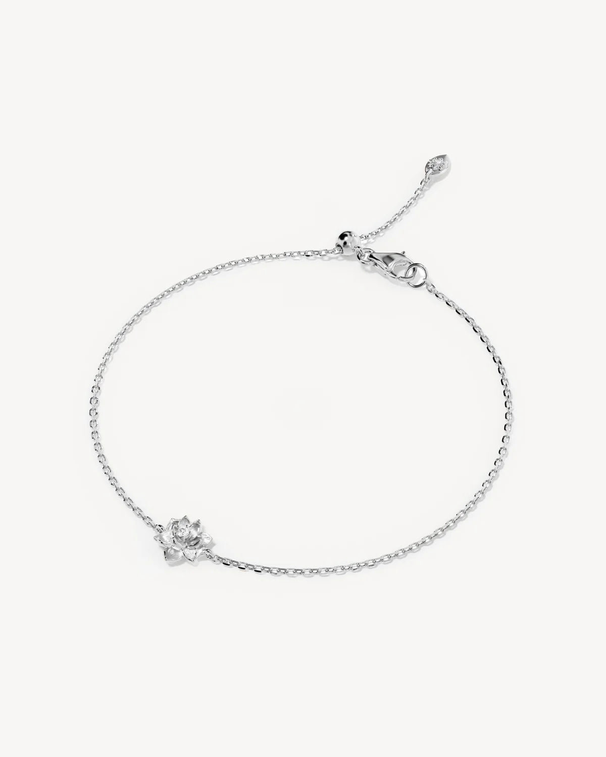 BLOOM WITHIN LOTUS BRACELET - SILVER