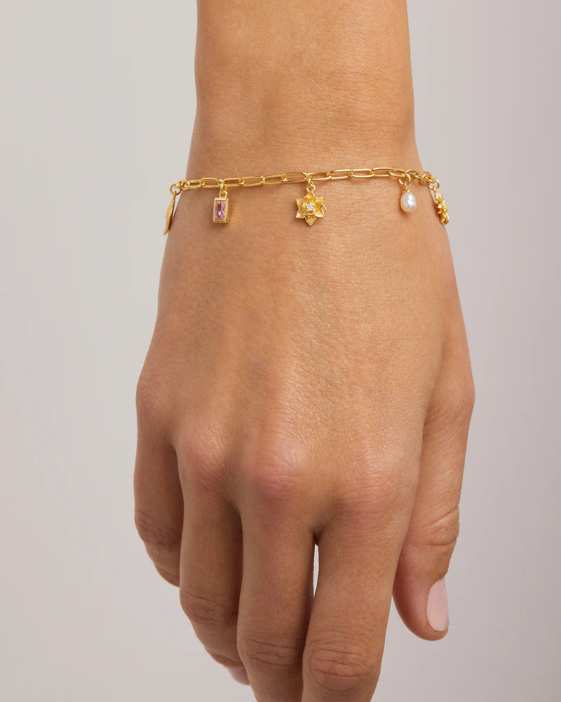 BLOOM WITH GRACE BRACELET - GOLD