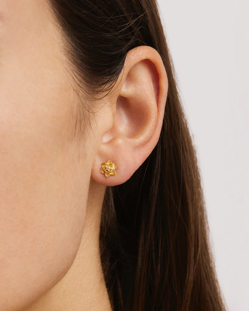 BLOOM WITHIN STUD EARRINGS - GOLD