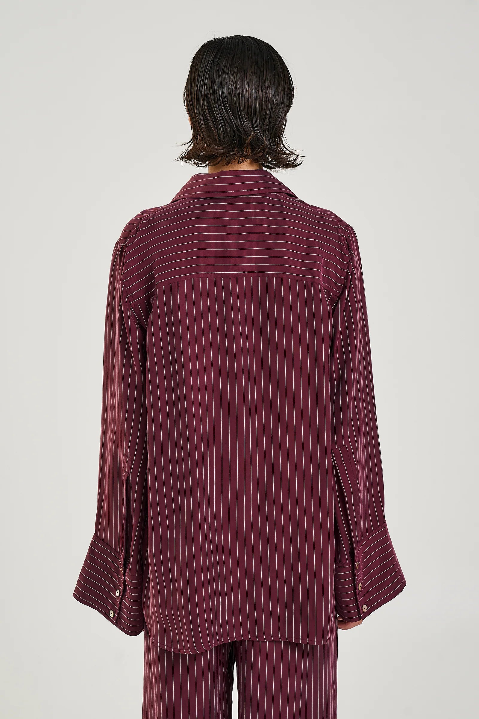 CUFF SHIRT KINA PINSTRIPE