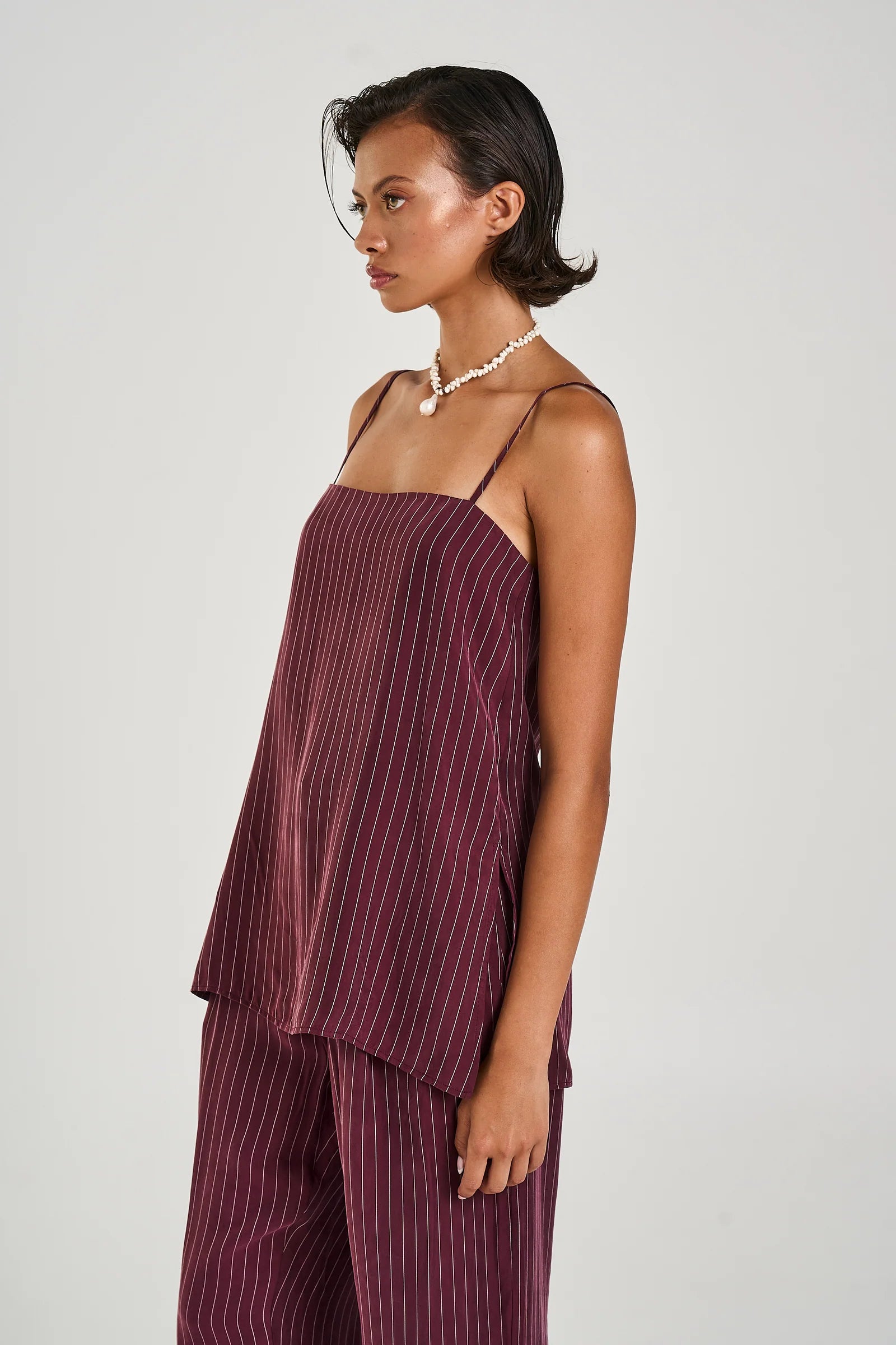 TUNIC TOP KINA PINSTRIPE