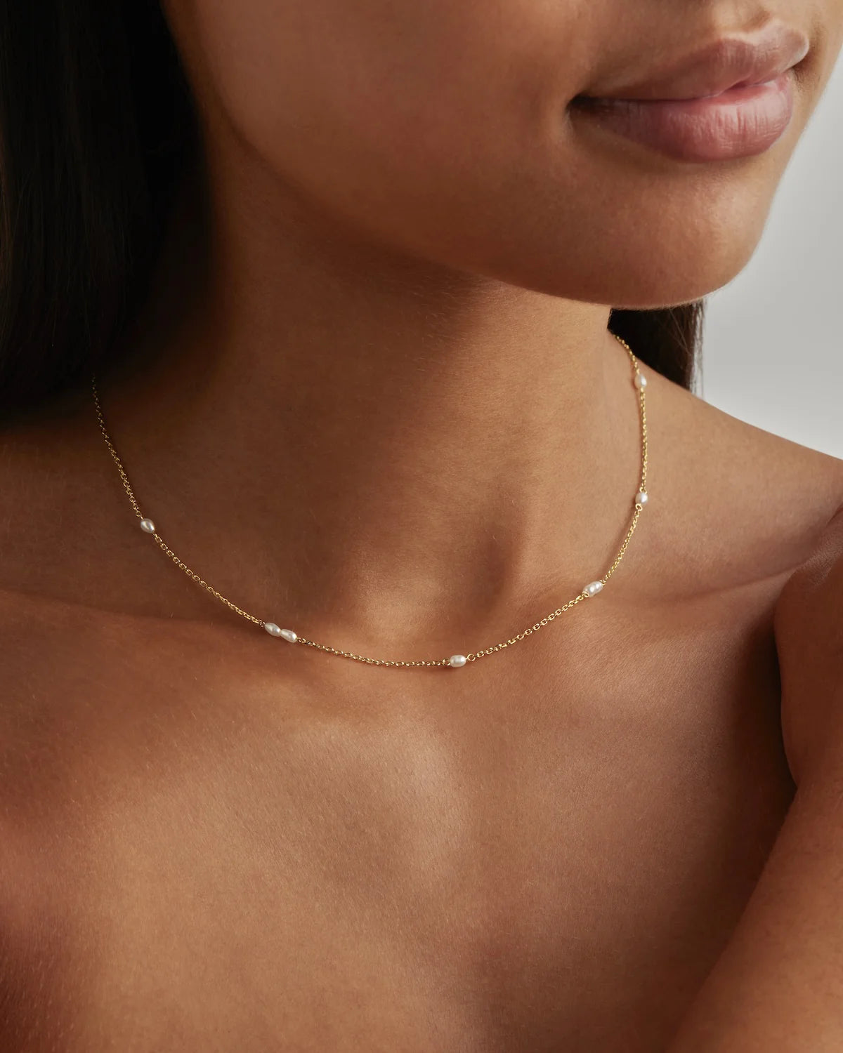 GOLD SERENE DREAMS PEARL CHOCKER