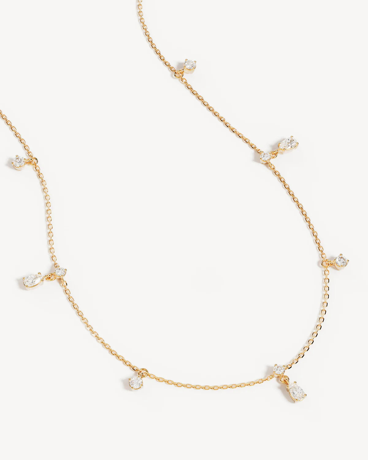 NO RAIN NO FLOWERS CHOKER - GOLD