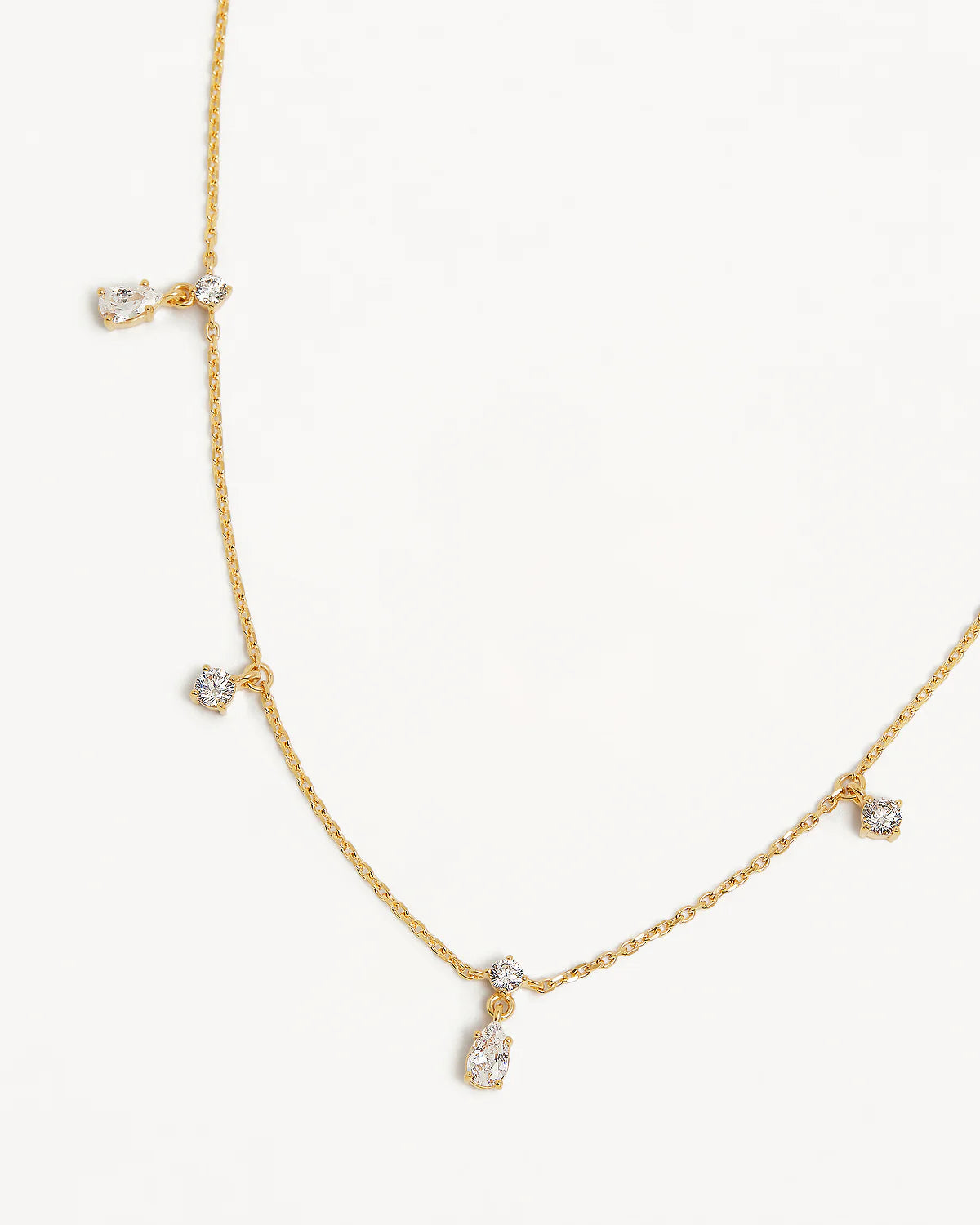 NO RAIN NO FLOWERS CHOKER - GOLD