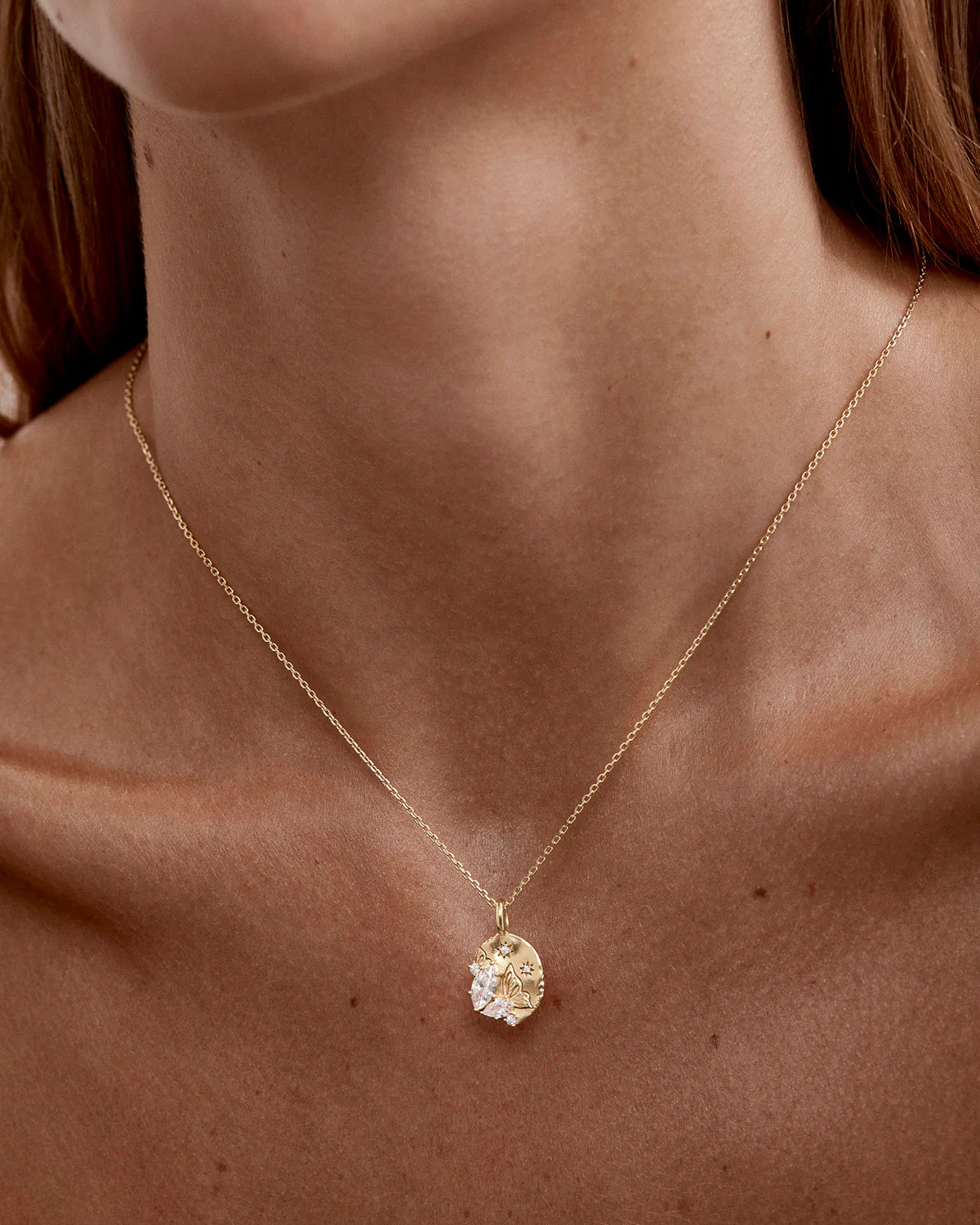 WITH WINGS I FLY NECKLACE