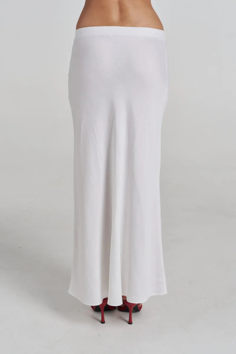 SLIP SKIRT - WHITE