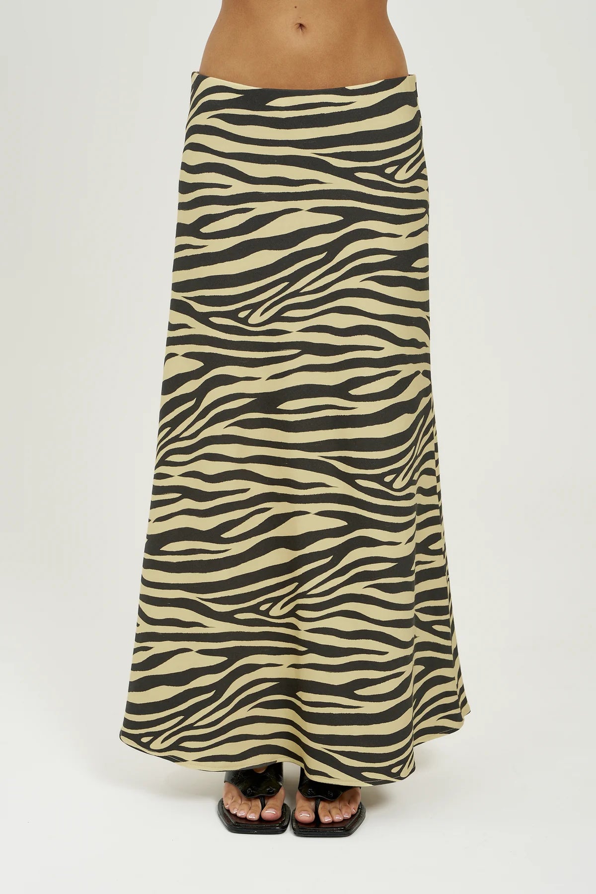 ZEBRA SLIP SKIRT