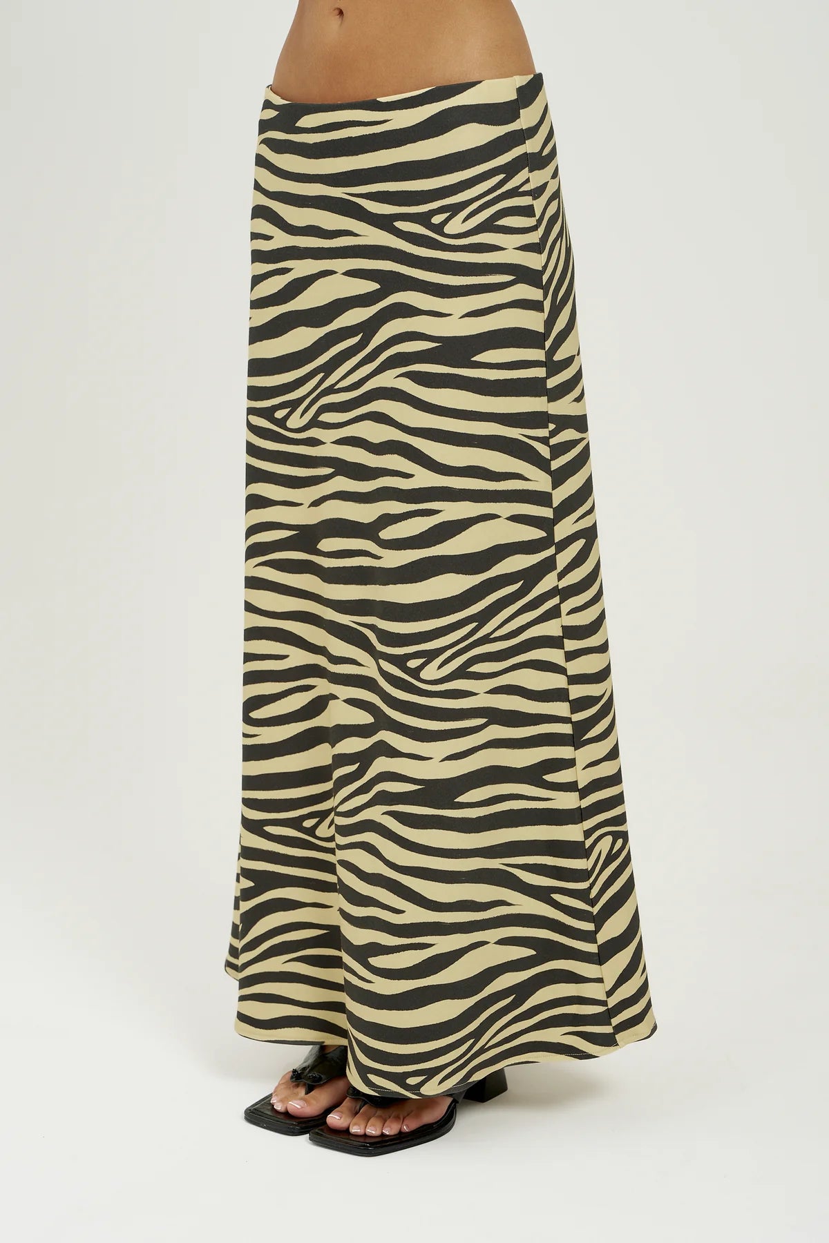 ZEBRA SLIP SKIRT