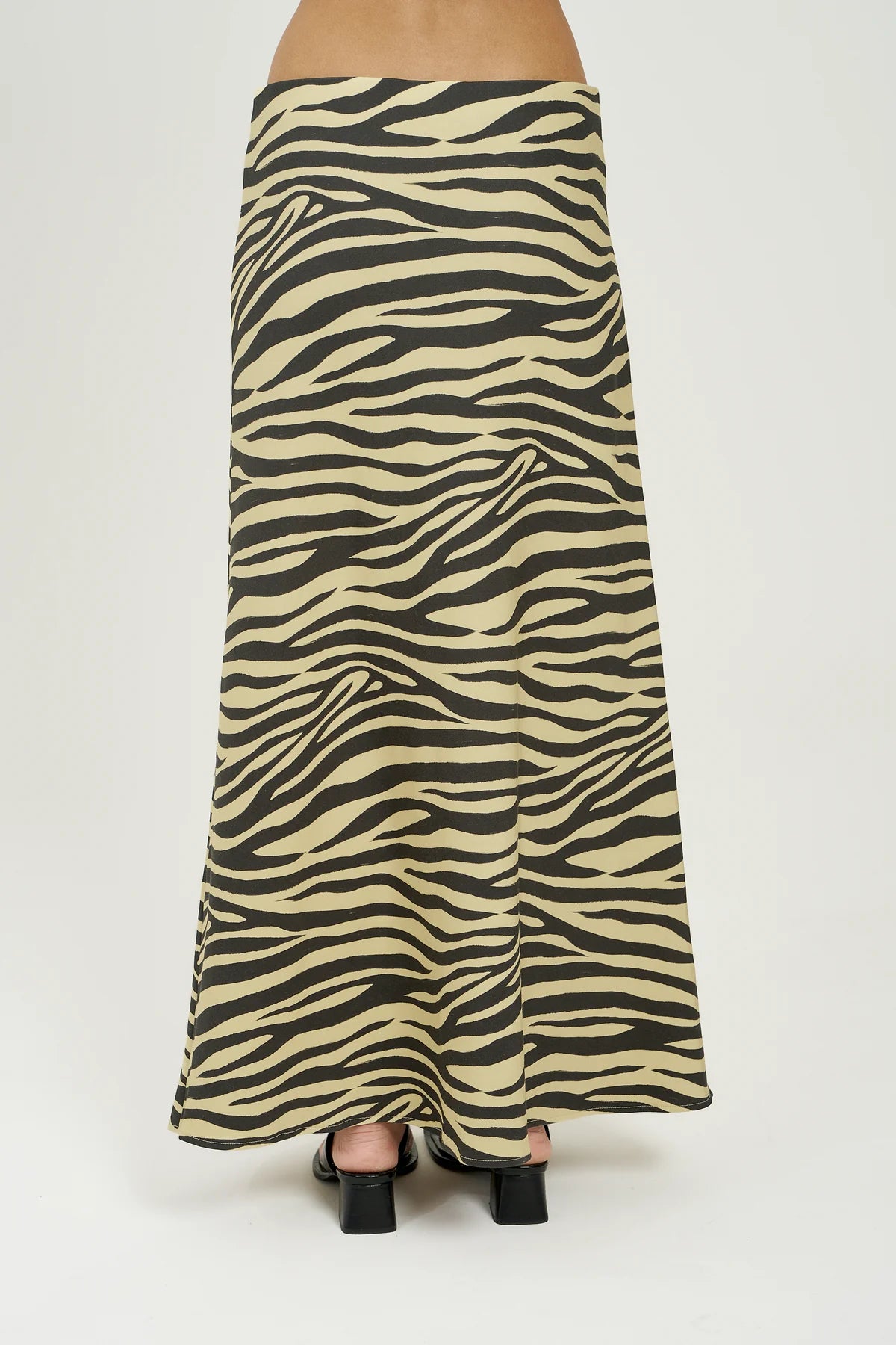 ZEBRA SLIP SKIRT